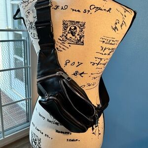 TOPSHOP small moto fanny pack bag